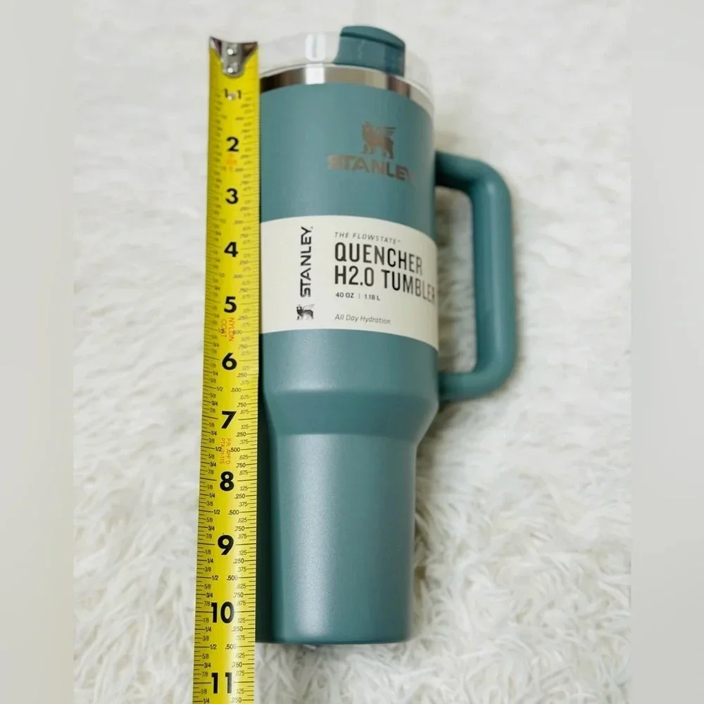 Stanley Tumbler 40oz Stainless Steel H2.0 FlowState Quencher Shale - Picture 7 of 13